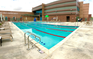 Jewels for Pools Commercial pool with 5% glass - white