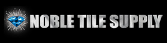 Noble Tile Supply logo black with diamond