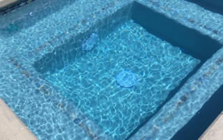 Finish Sparkle Quartz spa seen from above