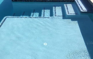 Sparkle Quartz Lakeside ledge and pool steps