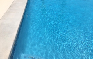Finish Sparkle Quartz pool water color and steps