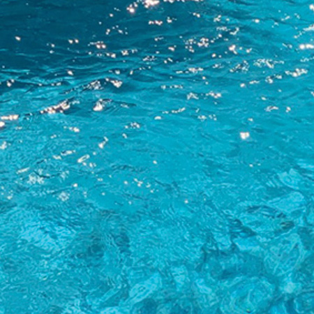 Aqua blue swimming pool water color