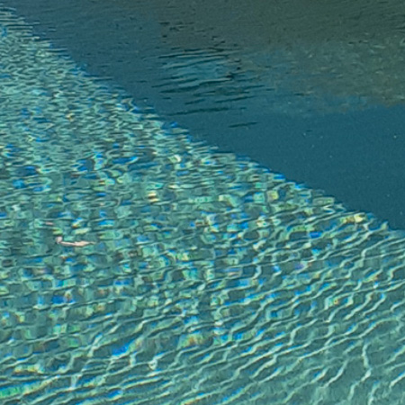 Blue green swimming pool water color