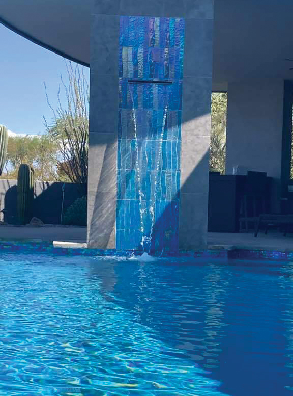 Arctic Coast Laguna Pool with high fountain