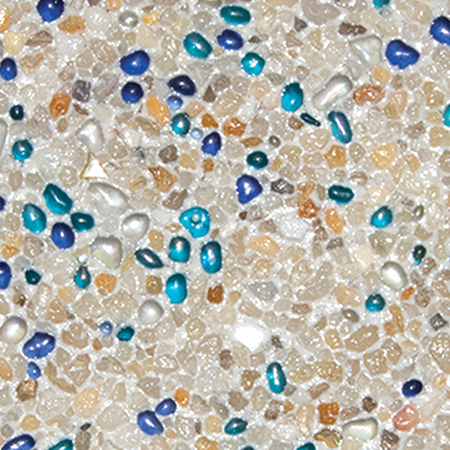 Jewel Fusion sample - Universal Mini pebble with 40% Pebble Radiance glass