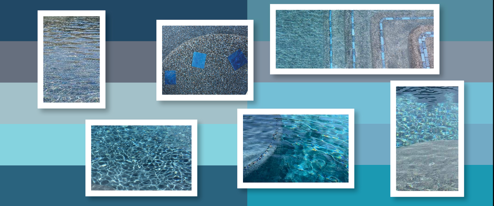 Deep Blue shades of swimming pool water color