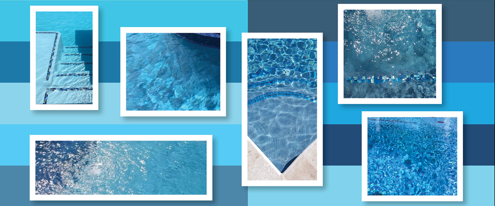 Sky Blue shades of swimming pool water color