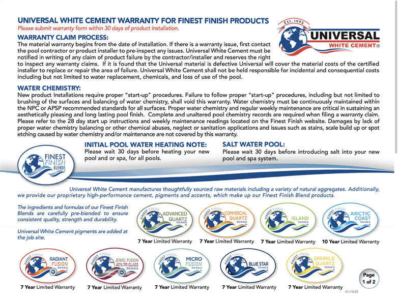 Warranty - Finest Finish Blends